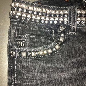 Black Straight Leg Jeans